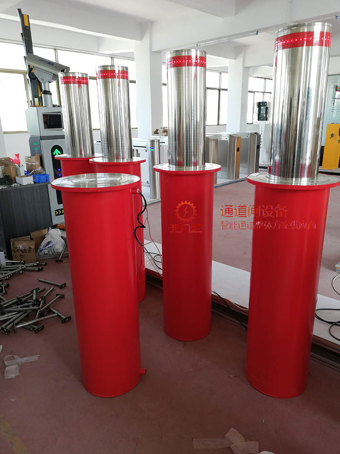 天津自動(dòng)升降柱施工案例